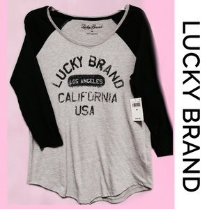 LUCKY BRAND U.S.A. Jersey Medium NWT